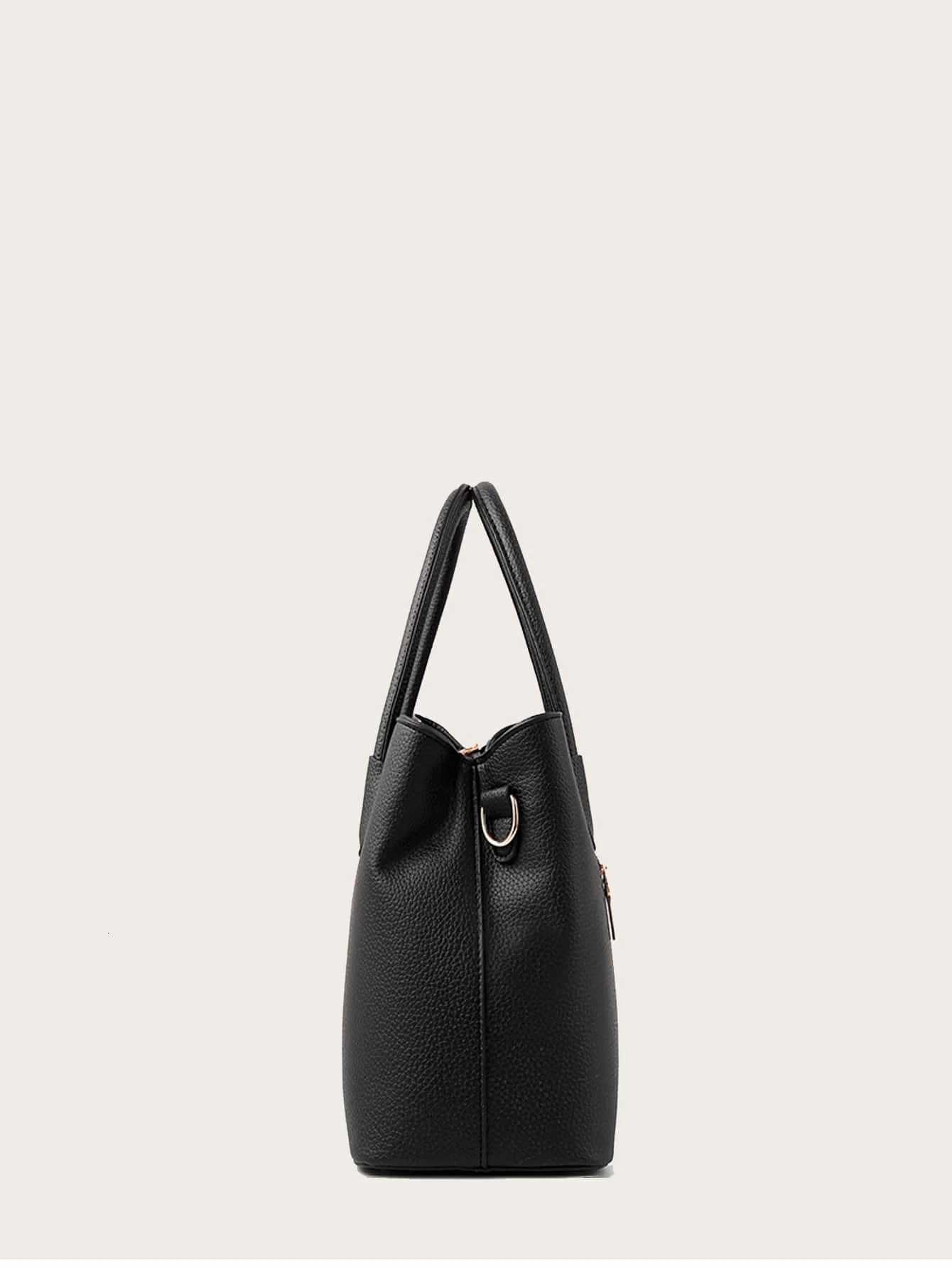 Simple casual handbag for women new luxury large capacity handbag wallet fashionable shoulder bagL251023