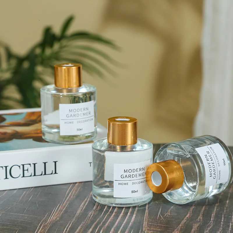 YXY 50ml Hilton Hotel Reed Diffuser Sets Reed Diffuser Bottle with Plastic Flower He Scents Aratherapy Essential Oil Y251023