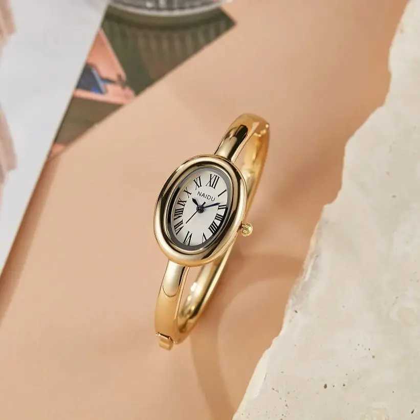 Fashionable Luxury Elegant ladies Bracelet Watch Roman Numeral Oval Waterproof Womens Quartz Watch reloj L251023