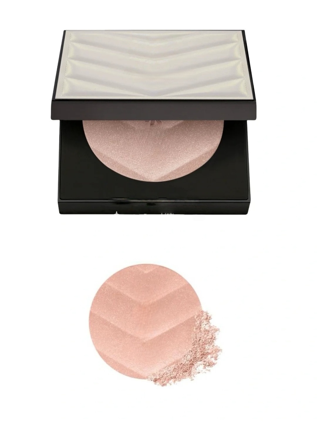 25 White powder compacts Face Powder Foundation Gold Compact Natural 5 Colors Stock Makeup Tool Cosmetic Drop Delivery Health Beauty