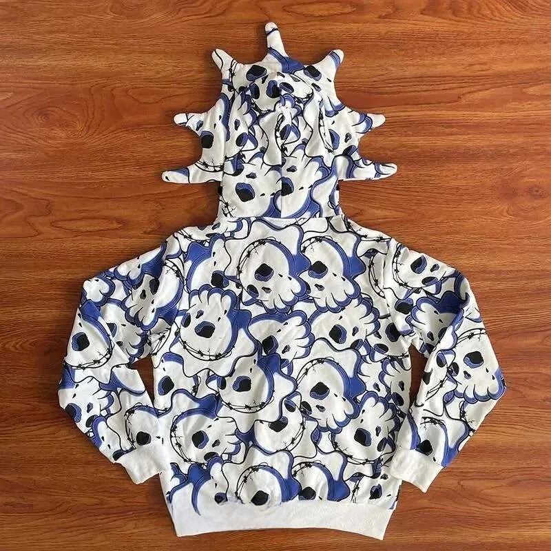 Men's Hoodies Glo Gang The Glory Full Zip Hoodie Casual Good Loose Sweatshirt Hooded Men Designer Hoodie Jacket Tracksuit Men Polo Veste Coat Wom