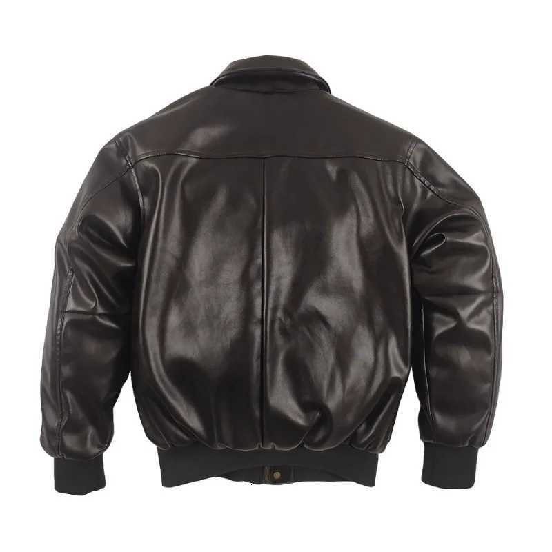 Mens PU Leather Lapel Jacket Men Motorcycle Leather Coat Autumn and Early Winter American Style Jackets Padding Cotton Warm W251023