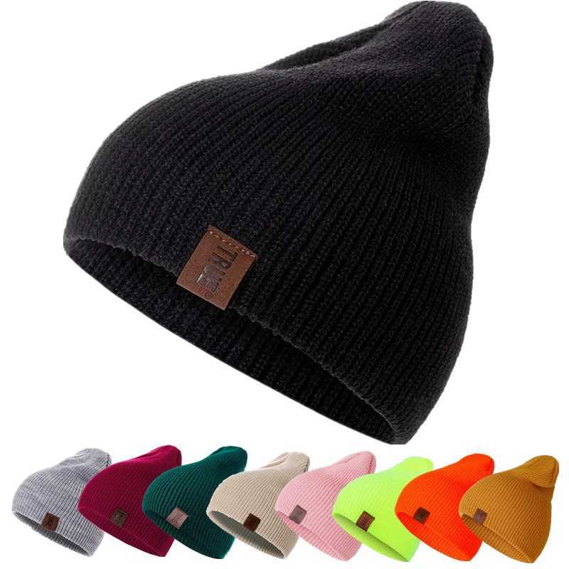 Unisex Classic Hat Casual Beanie Hat Men Women Basic Knitted Winter Hat Streetwear Beanie CapXJ251023
