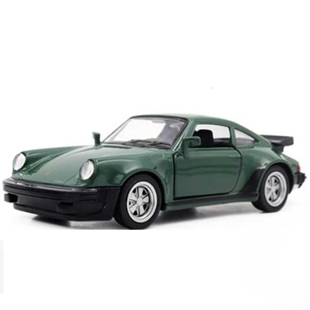 136 Scale Porsche 911 Turbo Toy Car Model Alloy Diecast Retro Racing with Pull Back Scale Model Car Toy for Boy Gift CollectionT251023