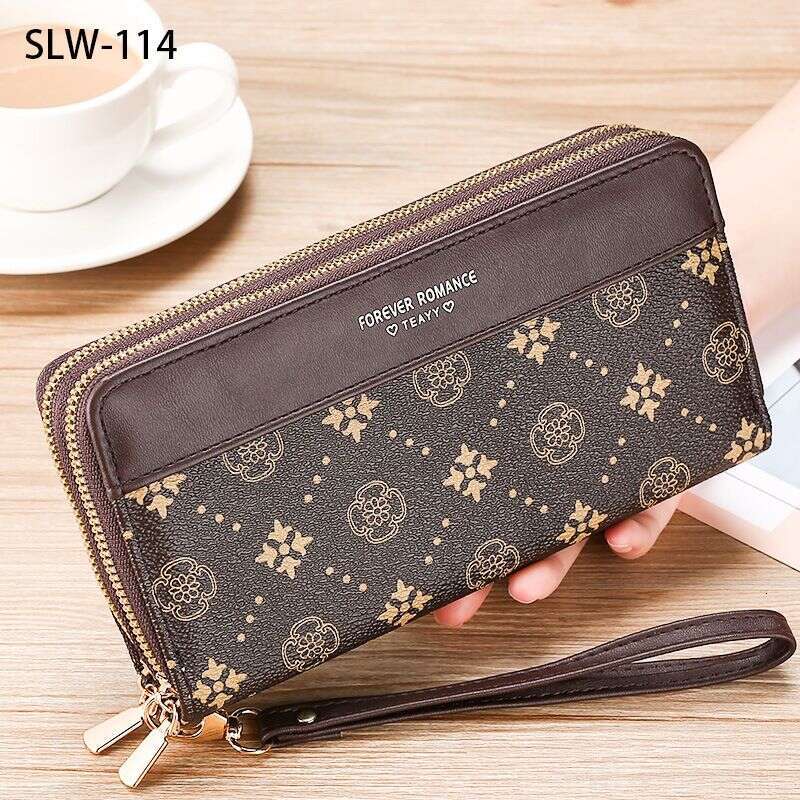 Clutch Long Simple Stylish Zipper Hand Hold Bag Large Capacity Wallet Women's Purse