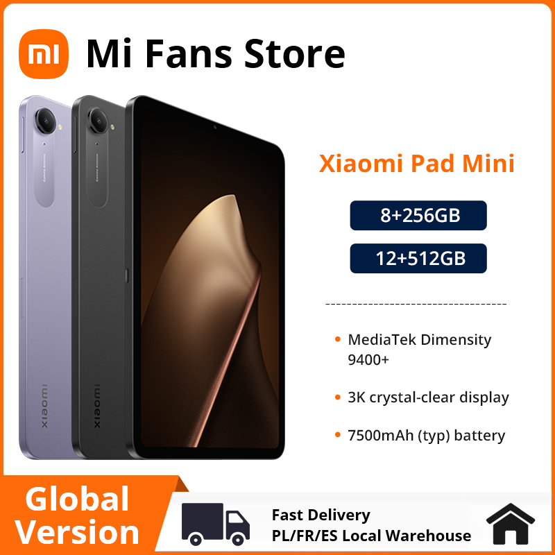 Global Version Xiaomi Pad Mini MediaTek Dimensity 9400+ 8.8" 3K ultra-clear display 7500mAh battery