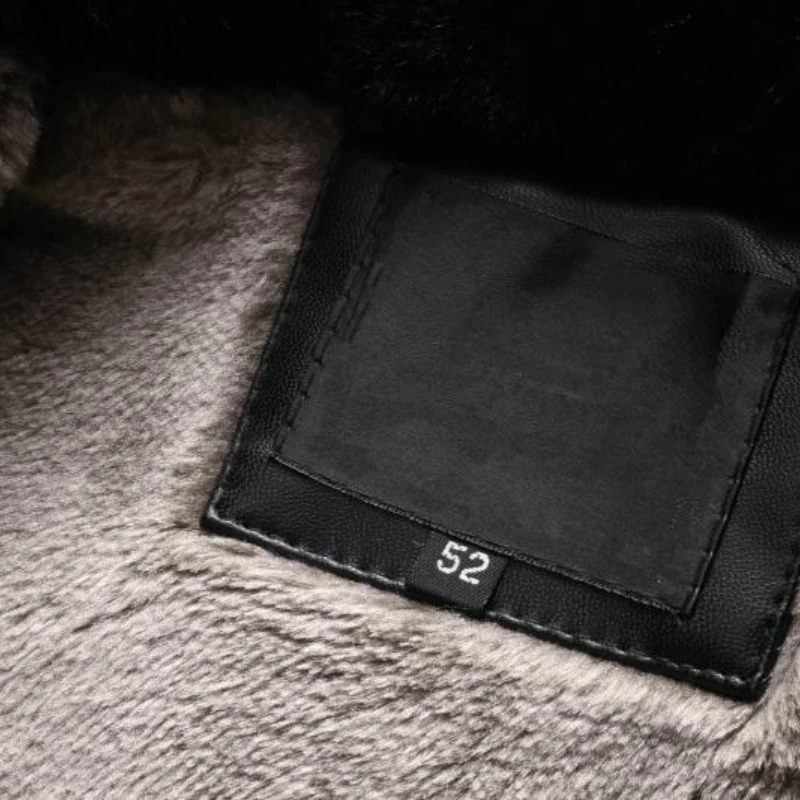 Winter Mens Leather Plus Velvet Thick Fur One Lapel Jacket Warm Casual Slim Smart Male Coats 251023