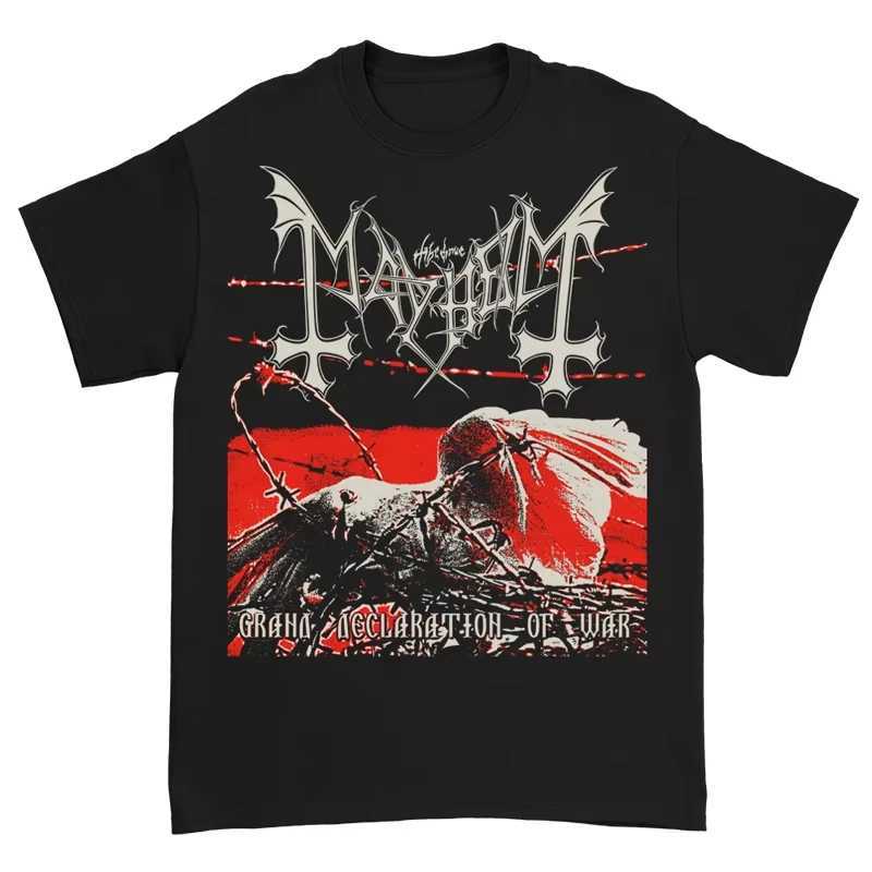 Band Black Metal Rock Dark Red American Vintage Punk Street Mens TShirt Graphic T ShirtsXJ251023