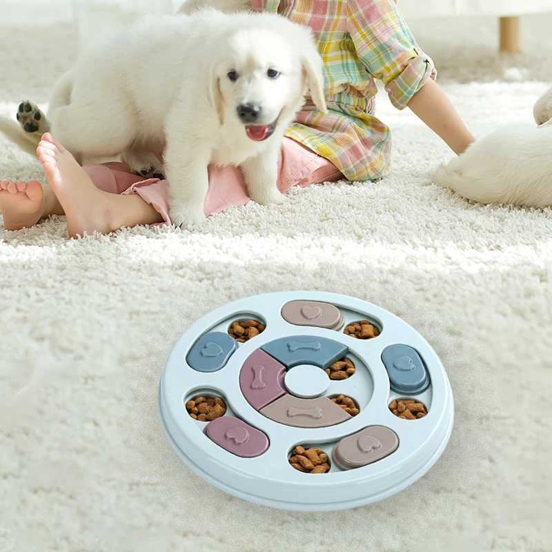 Pet Feeder Dog Educational Toys Increase Puppy Intellectual Food Dispenser Interactive Educational Feeding Toys Y251023