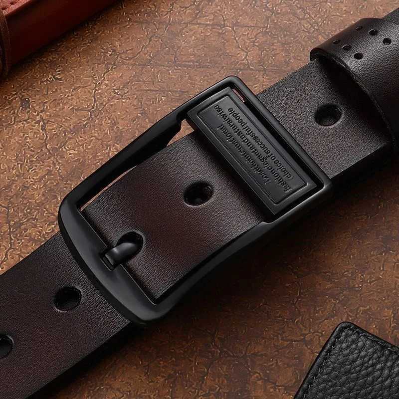 New leather mens retro belt fashionable metal alloy needle buckle adult luxury brand jeans business casual waist mens beltXJ251023