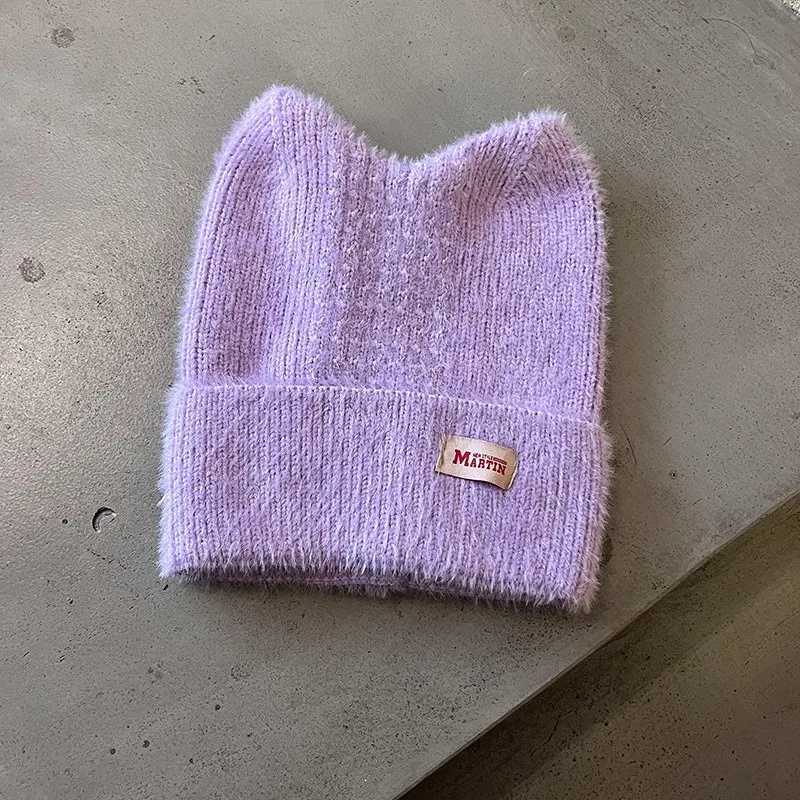 Cozy Rabbit Ear Knit Beanie for Women Ultra Soft Winter Hat Cute Christmas Gift Idea Stretchy Slouchy CapXJ251023