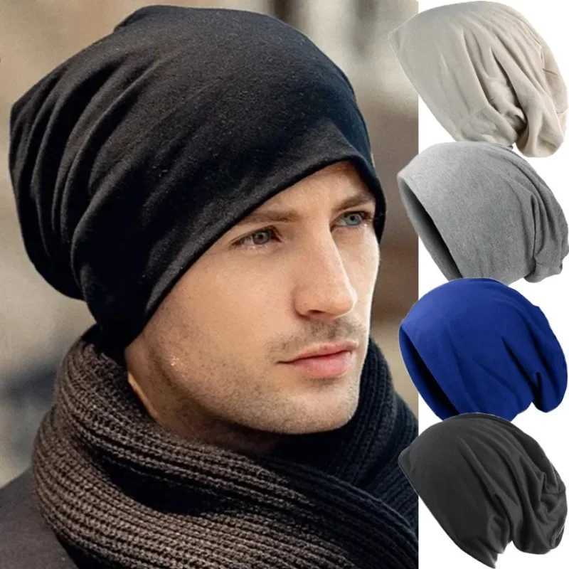 Winter Warm Beanie Hats for Men Wen Stylish Casual Soft Stacking Knitted Bonnet Unisex Stretchy Hip Hop Sklies sW251023