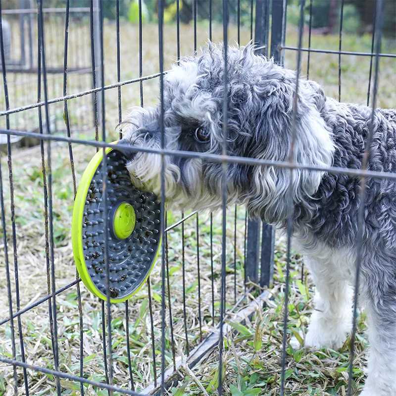 Pet Supplies Dog Cage Licking Pad Multifunctional Slow Food Bowl Cat Cage Sucker Silicone Feeder HUAN LE YANG GUANG Y251023