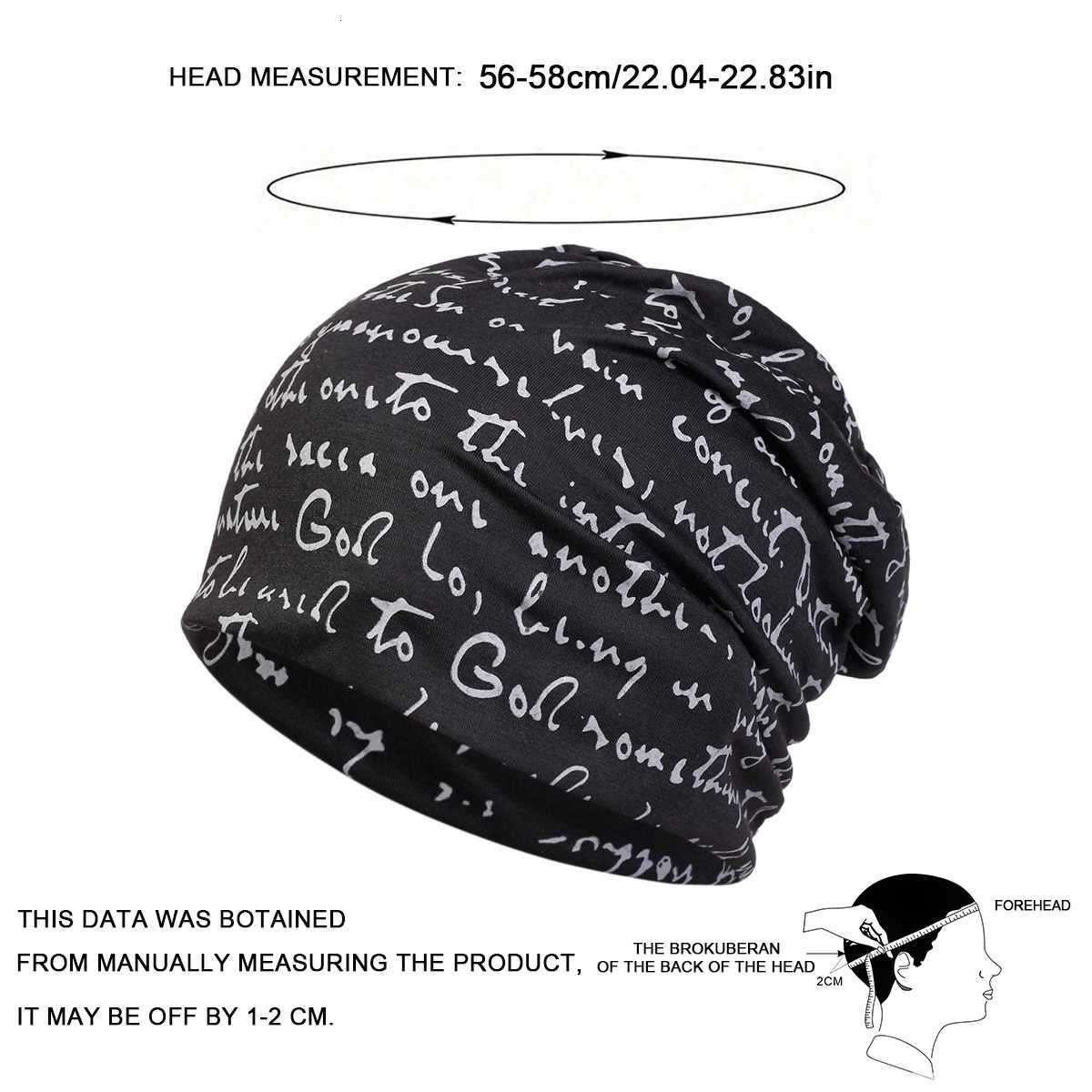 Unisex Letter Printing Beanies Hats Autumn and Winter Warm Head Cap Hip Hop Boy Girls Stacked HatsXJ251023