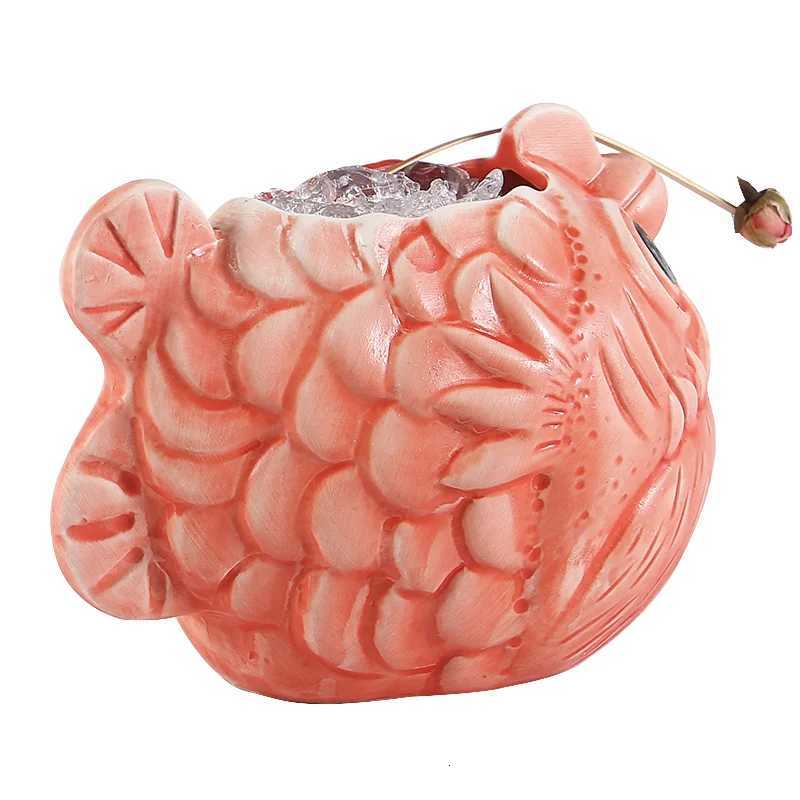 660ml Hawaii Tiki Mugs Cocktail Cup Beer Beverage Mug Wine Mug Ceramic Tiki MugsW251022