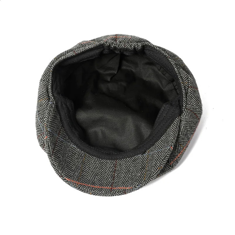 Autumn and Winter Polyester Print sboy Caps Flat ed Cap Men and Women Painter Beret Hats 145 251021