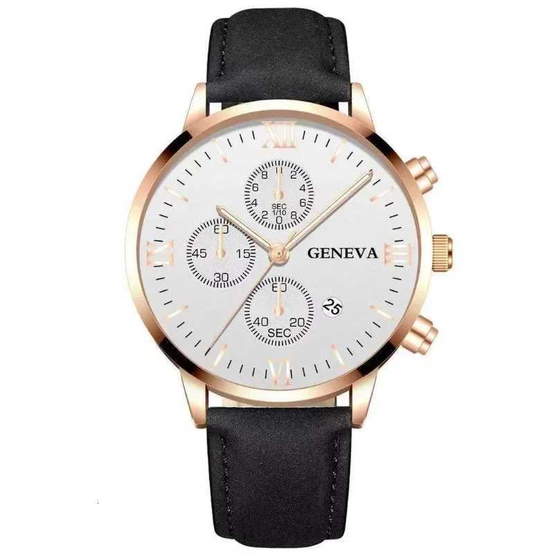 1pc Black Quartz Watch Men Roman Dial Watch Fashion Round Date Quartz Watch for Sports Relogios Masculino Relojes Para HombresL251023