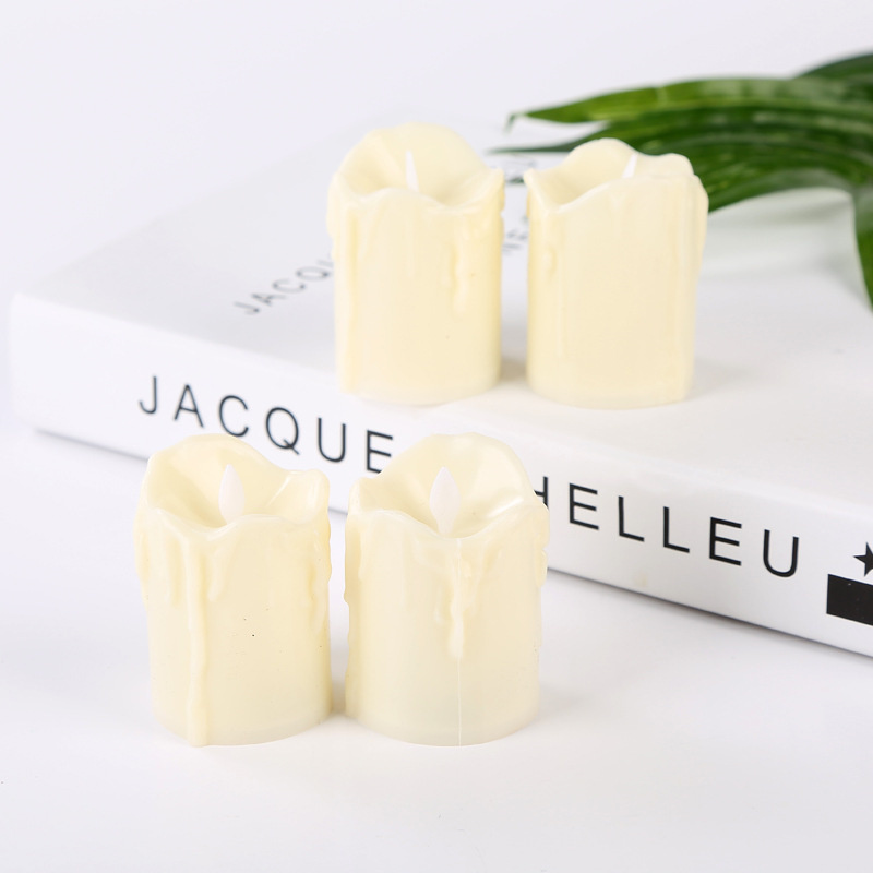 ABS Plastic LED Electronic Candle Lights Battery Operated No-Melt Alternative for Special Occasions & Interior Designing Needs - led lights -Electroni