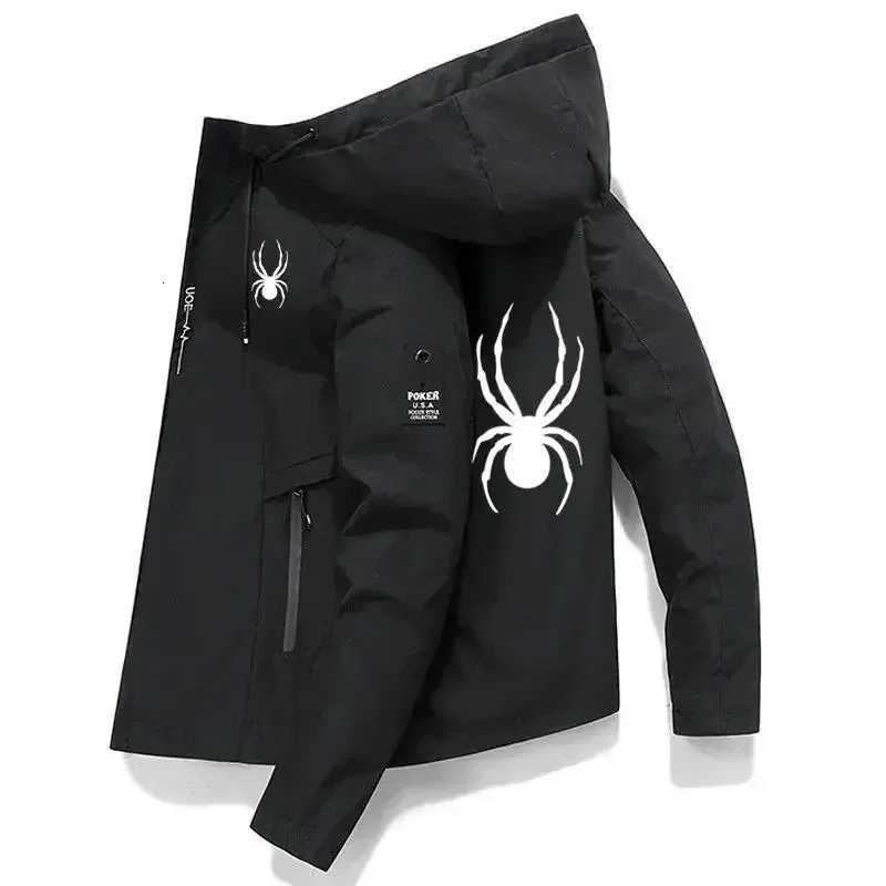 Loose Mens Daily Jacket for Autumn 2025 Casual Hooded Mens Clothing Fashionable Windproof Sports Jogging Mens Jacket W251023
