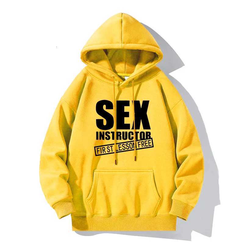 Funny Text Print Hooded Pullover High Quality Hoodie Outdoor SweatshirtT251023