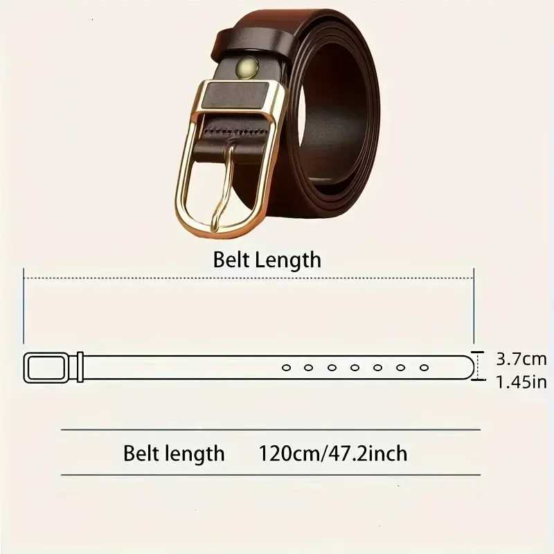 Mens Trendy Casual Belt For Men Coboy Style Belts Pin Buckle Belt Jeans Retro Belt Business Casual BeltsXJ251023