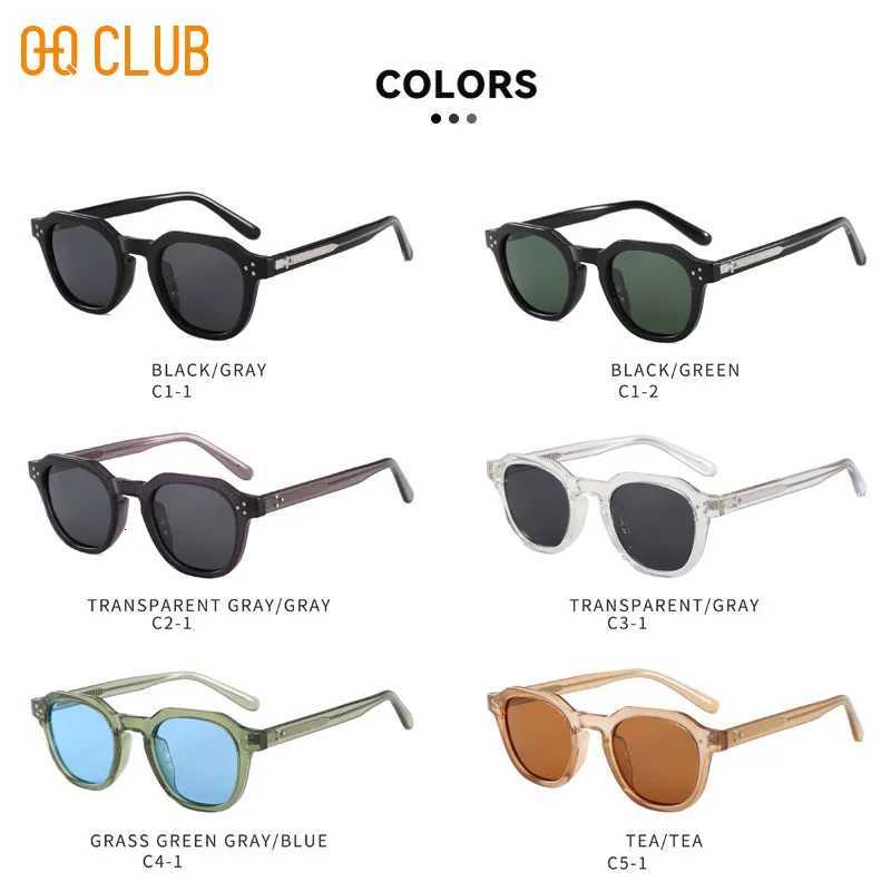 OQ CLUB Retro Polarized Sunglasses Ultralight TR90 Frame Polygon Shape for Men Women Outdoor High Quality Travel Sun GlassesW251023