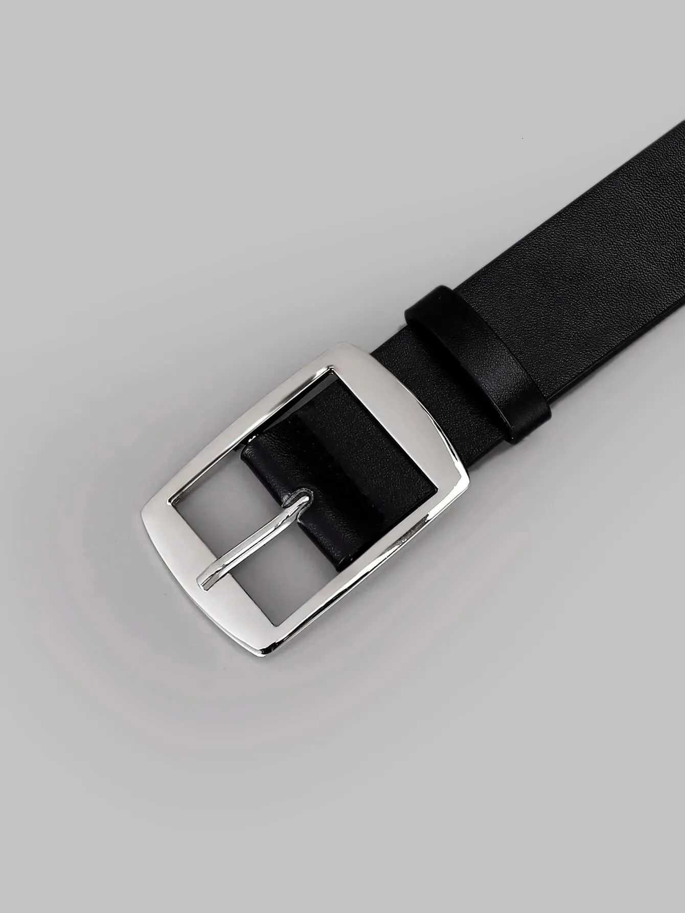Mens Work Business Dress Casual Versatile Fashionable Pu Leather Belt with Single Prong Buckle Fashion Classic DesignsXJ251023