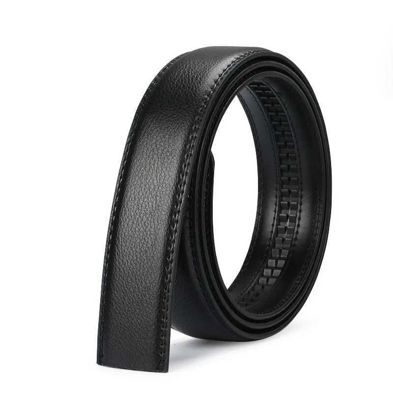 Mens automatic buckle belts No Buckle Belt Brand Belt Men High Quality Male Genuine Strap Jeans Belt 35cm beltsXJ251023