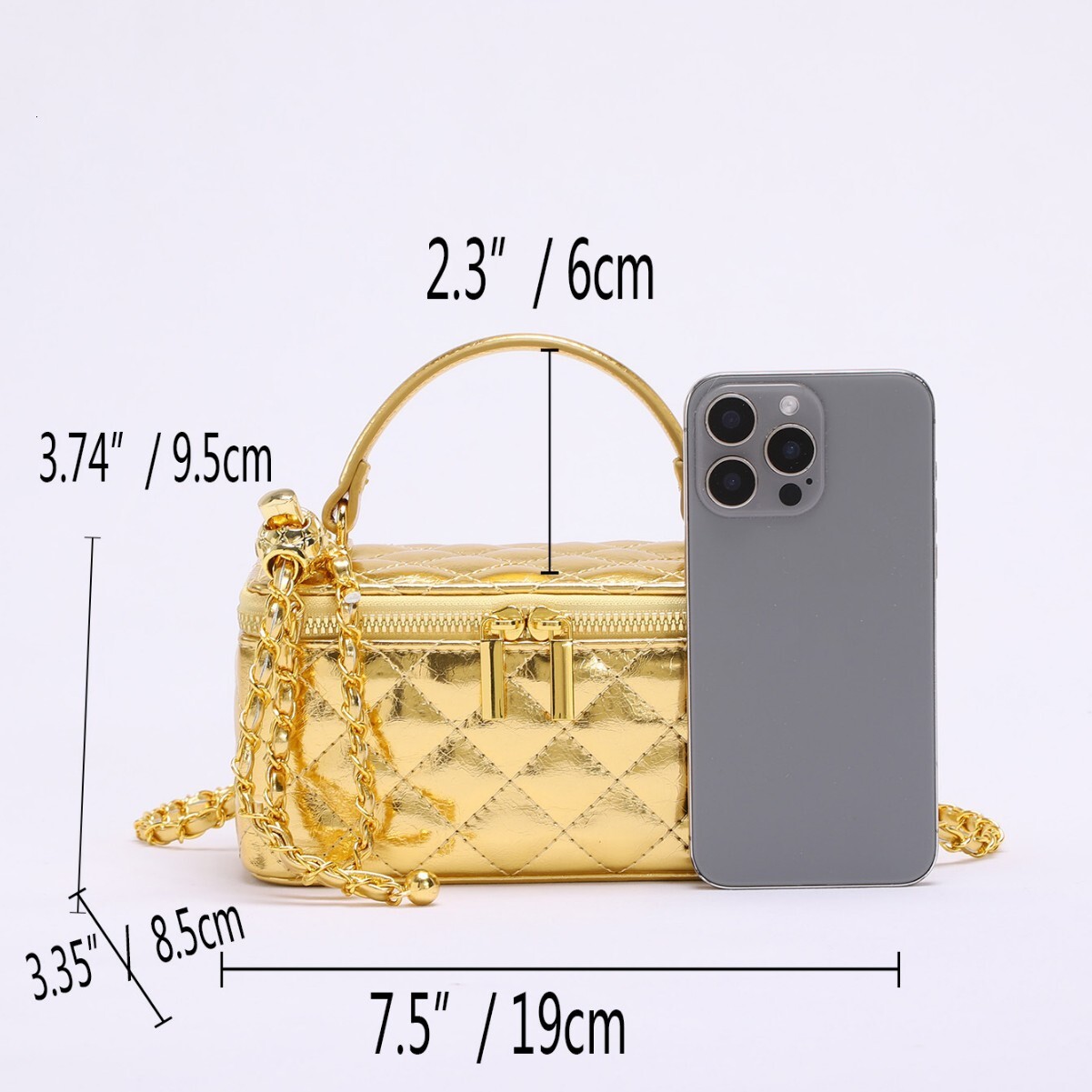 Luxury Brand Designer Bag Women's New Quilted Chain Bag Fashion Quilted Embroidery Small Style Box Handbag Stylish Crossbody Bag