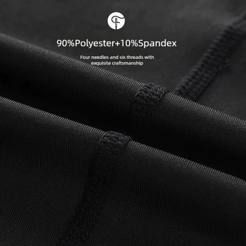 1 Piece Autumn Winter Underwear Mens Elastic Quick Drying Compression Long Sleeved Base Shirt Comfortable Sports High Neck Top 251023