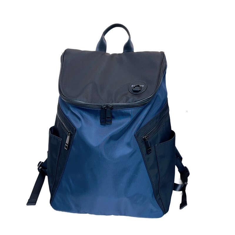 New Large Capacity Color Block Lightweight Waterproof Travel Commuter School Business Backpack Laptop Bag High Quality