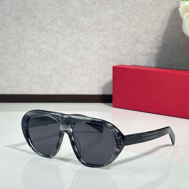 Luxury mens womens designer sunglasses SPR C05S acrylic frame cat step vacation outdoor goggles style UV resistant full frame elliptical glasses random box