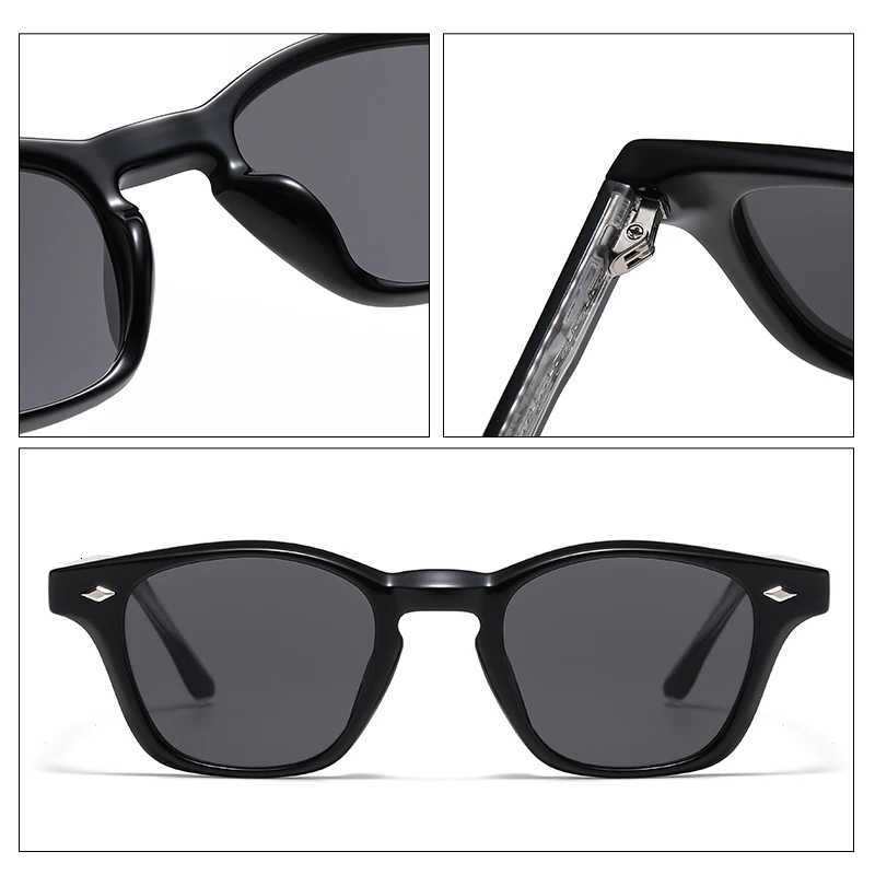 New TR90 Oval Sunglasses Casual Men And Women UV400 Driving Punk Rivet Metal Core Leg street Sun GlassesW251023