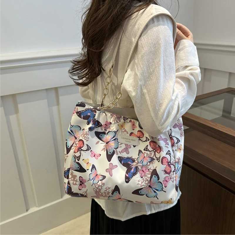 New Womens Bag Nylon Shoulder Bag Animal Printing Large Capacity Tote Bag For Teen Girls GiftL251023