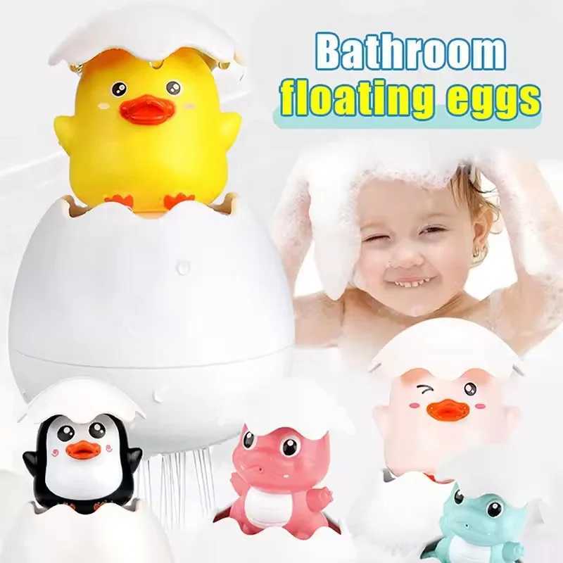 Cute Cartoon Baby Bath Shower Toy Funny Kids Swimming Bath Spray Water Duck Penguin Boy Girl Bathing Beach Water Toy Bathroom J251023