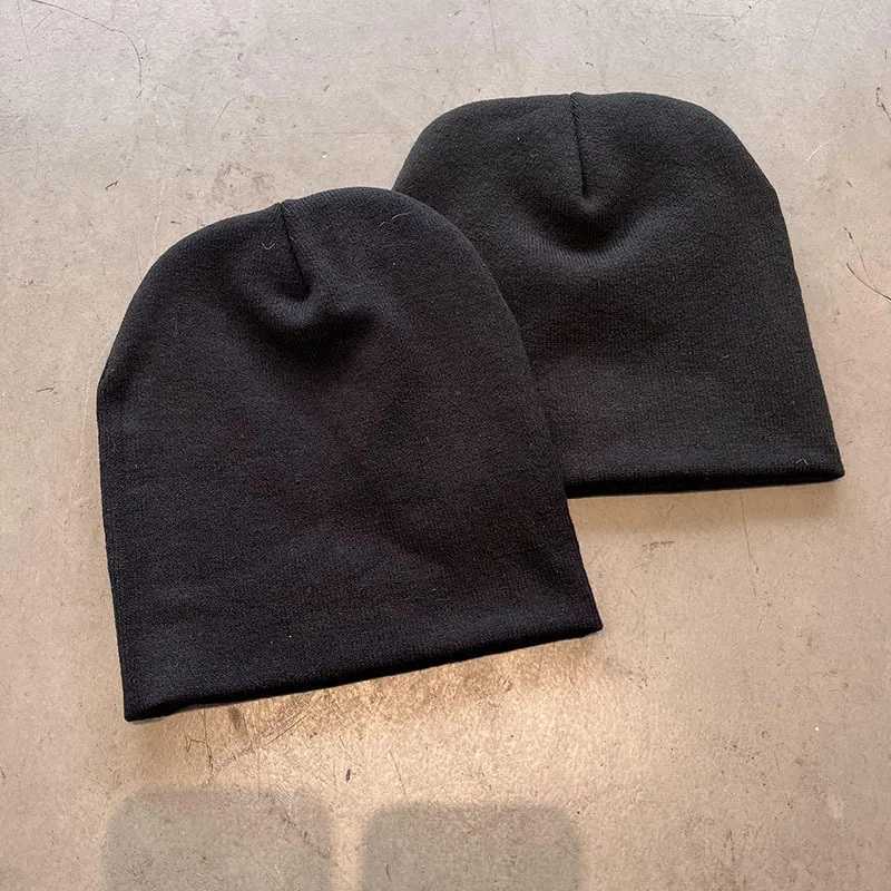AmericanStyle Funny Versatile Knitted Hat Warm ColdProof Beanies Hat Fashion Retro Pullover Hats for Autumn and WinterXJ251023