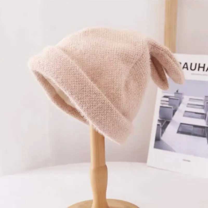 Unisex Rabbit Ears Cute Beanies Autumn Winter Warm Hat Hip Hop Cap Beanie Hat Caps for Women MenXJ251023