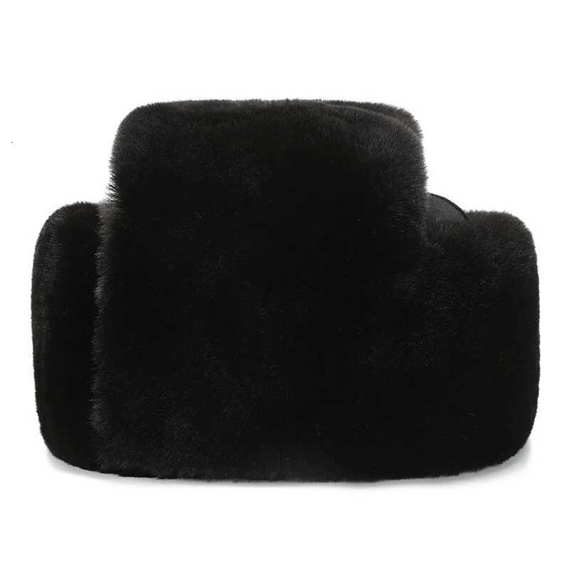 CAMOLAND High Quality Warm Faux Fur Bber Hats Wen Men Soviet Badge Russia Ushanka ot Hat Windproof Earflap SkiingW251023
