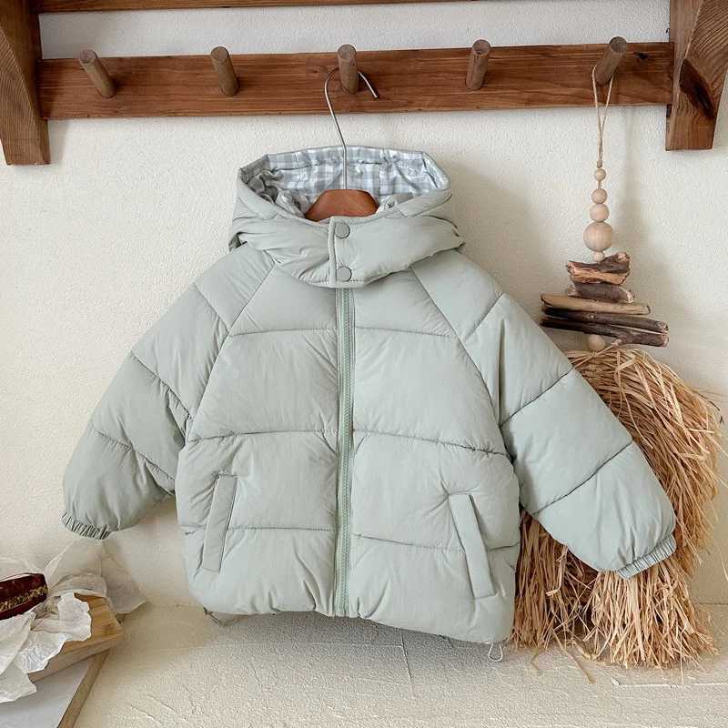 Children Down Cotton Jacket Winter Thick Warm Bread Coats Girls Boys Fashion Hooded Outerwear Kids Clothes 38 Years Y251023