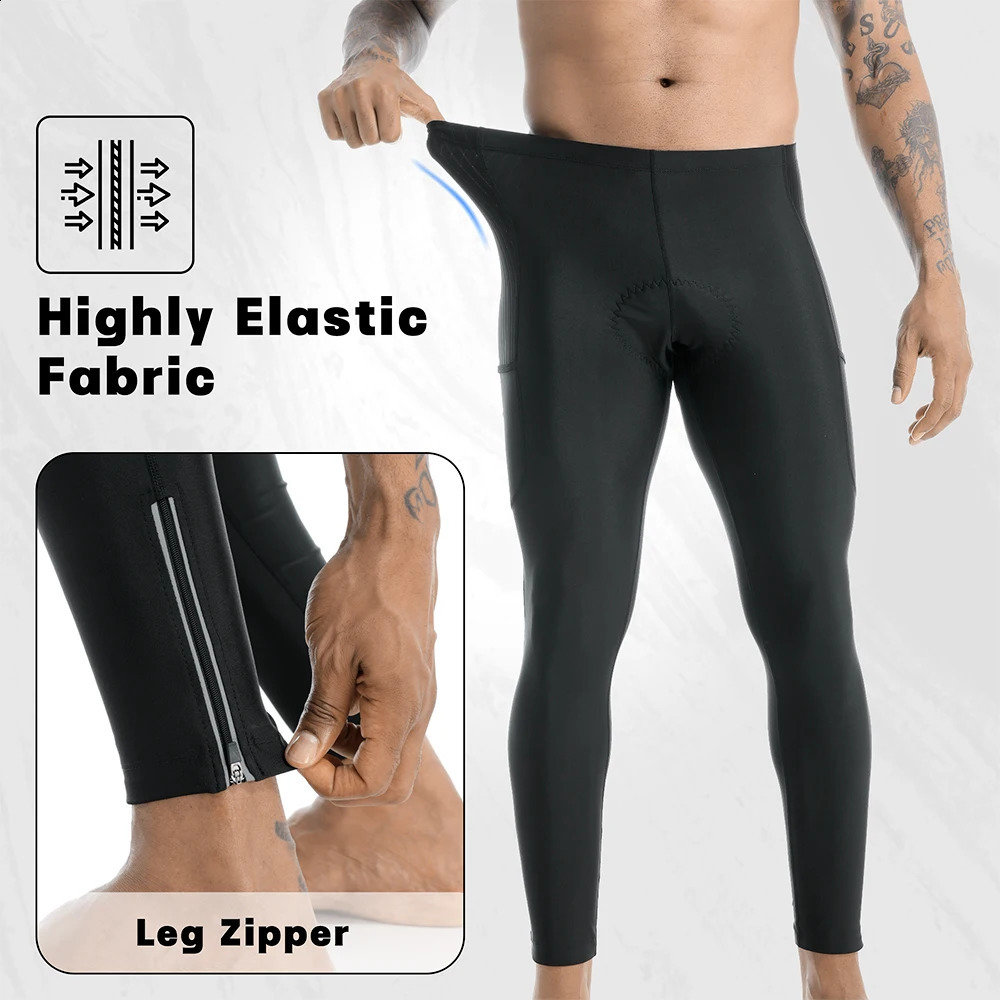XTIGER Men Bike Long Pants 5D Gel Padded Cycling Tights Leggings Outdoor Riding Mountain Road Bicycle Trousers 251023