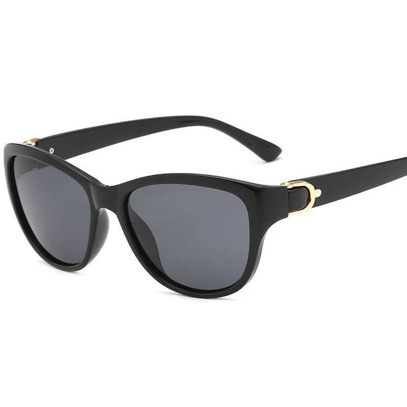 Luxury Brand Design Cat Eye Polari Sunes Men Wen La Elegant Sun es Fem Driving Eyewear Ocos De SolW251023