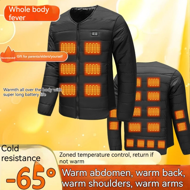 Winter DualControl Zone 22 Smart Heated Cotton Jacket Electric Vest for Men 251023