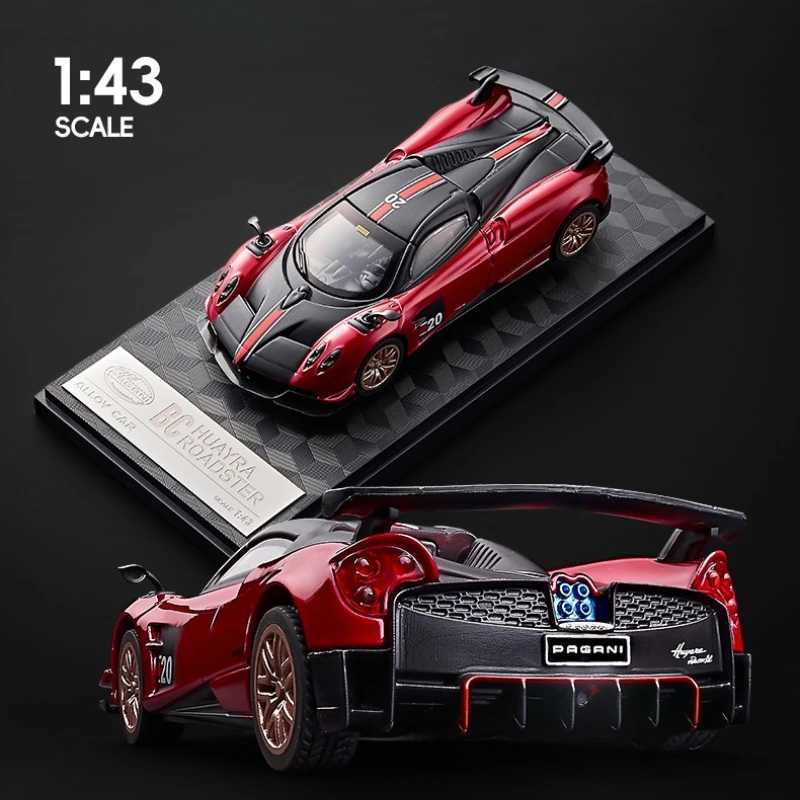 Simulation 143 Pagani Huayra BC Super Car Model With Display Base Diecast Land Rover Jimny Boy Car Toy Gift Miniature VoitureT251023
