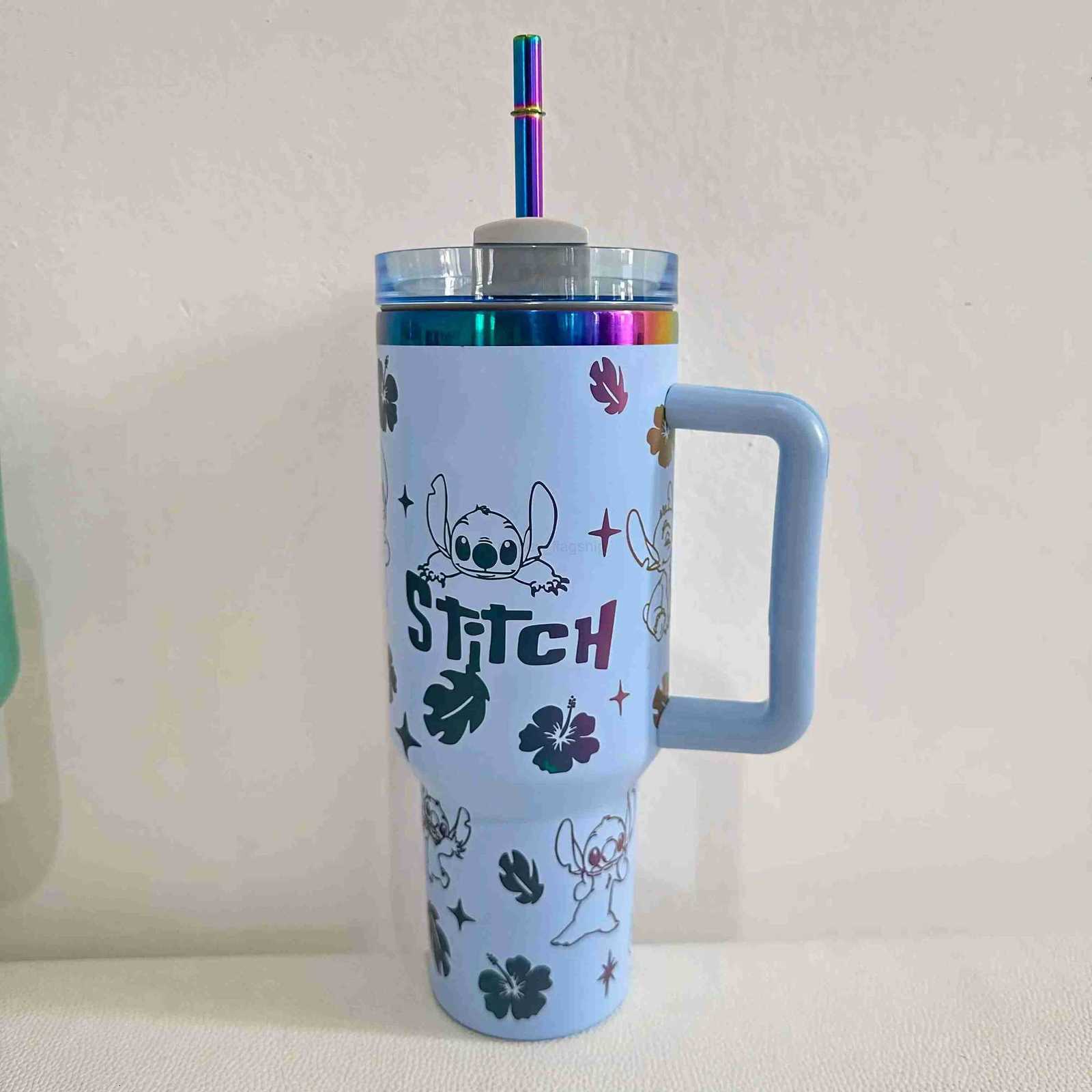 Disney Stitch 40OZ Stainless Steel Insulated Cup 304 Stainless Steel Insulated Vacuum Insulated Car Cup Sports Outdoor TravelXJ251023