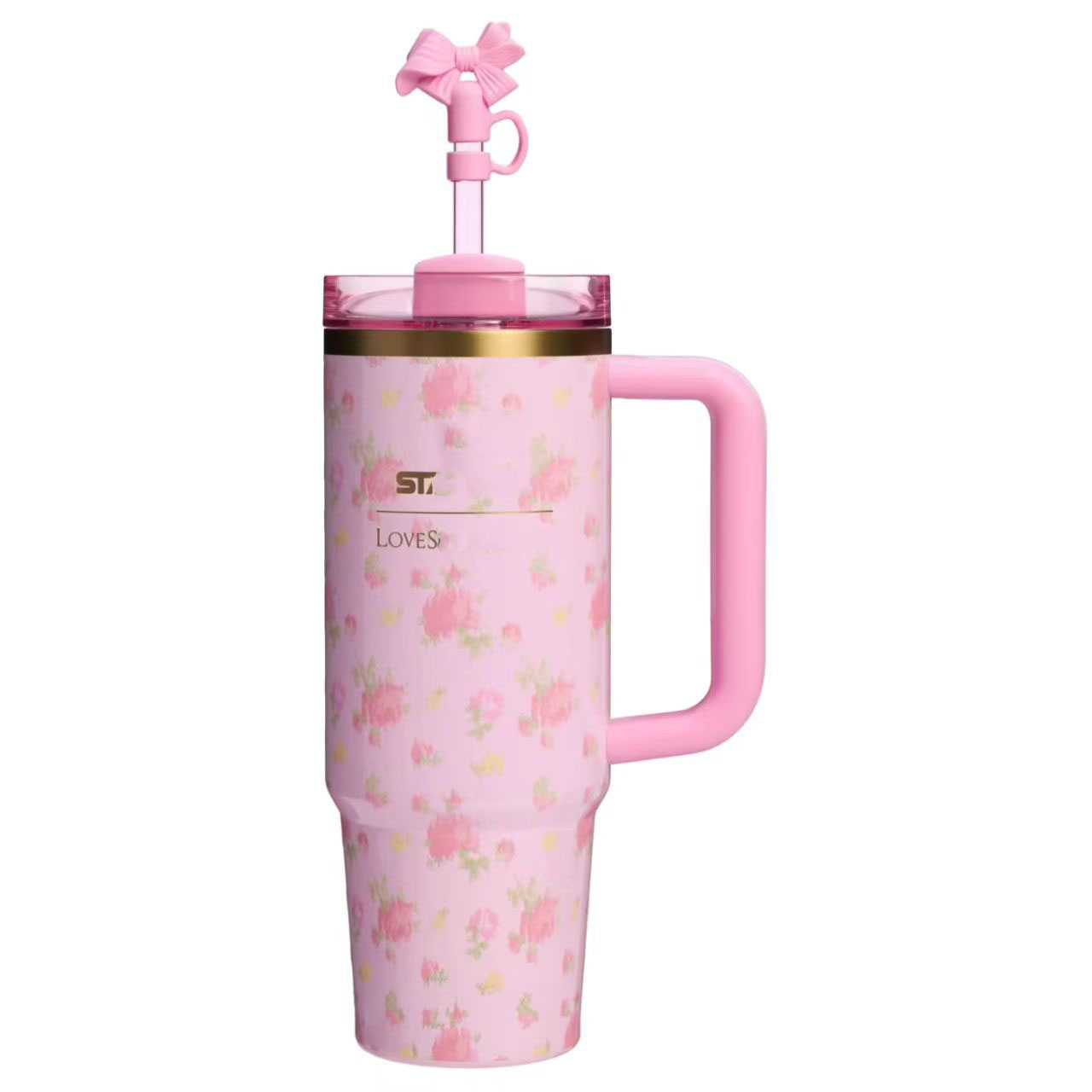 Water Bottle Various Styles Pink White Stainless Steel Vacuum Mug Double Wall Vacuum with Straw Car Cup Insulation Cold Beer Cup Travel Sports Cup