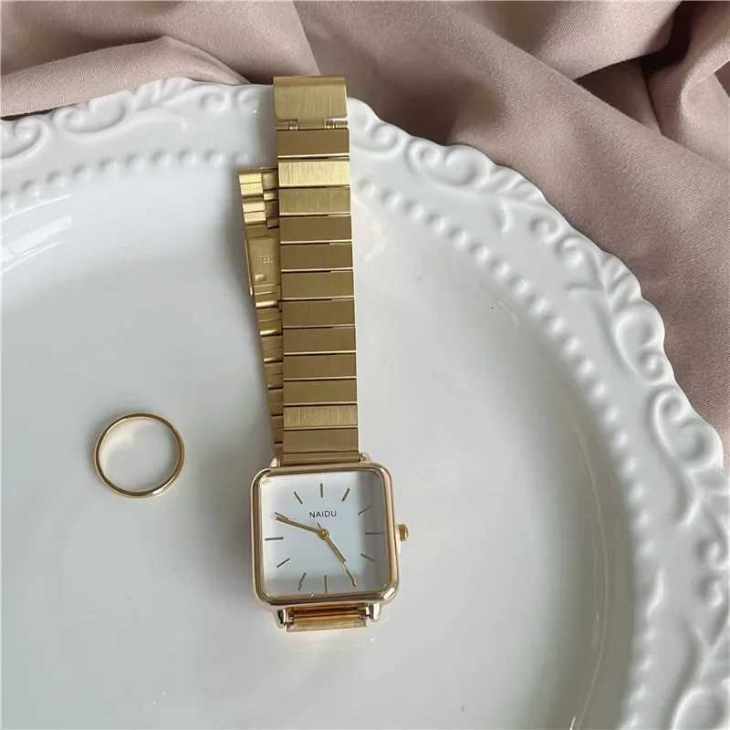 Luxury Women Square Watch Stainless Steel Adjustable Strap Fashion Gift Ladies Quartz Wristwatch Dropshipping Relojes Para MujerL251023