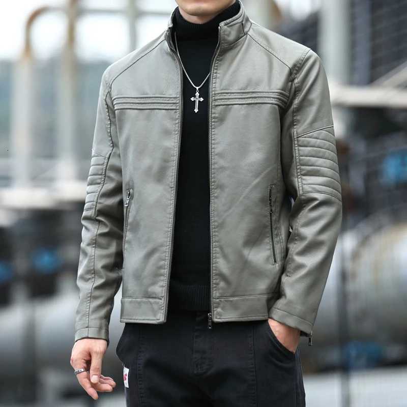High Quality Vintage Style Leather Jacket Mens Cowhide Clothes Winter New Biker Fashion Jackets Men Leather Slim Coats men W251023