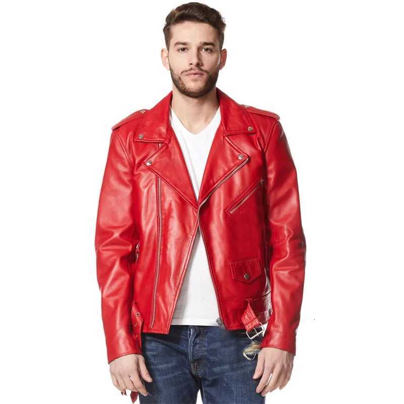Turnlapel Pu Jacket Coat Outside Spring and Autumn Street Trendy Mens Personality Simple Punk Fan Coat winter jacket men W251023