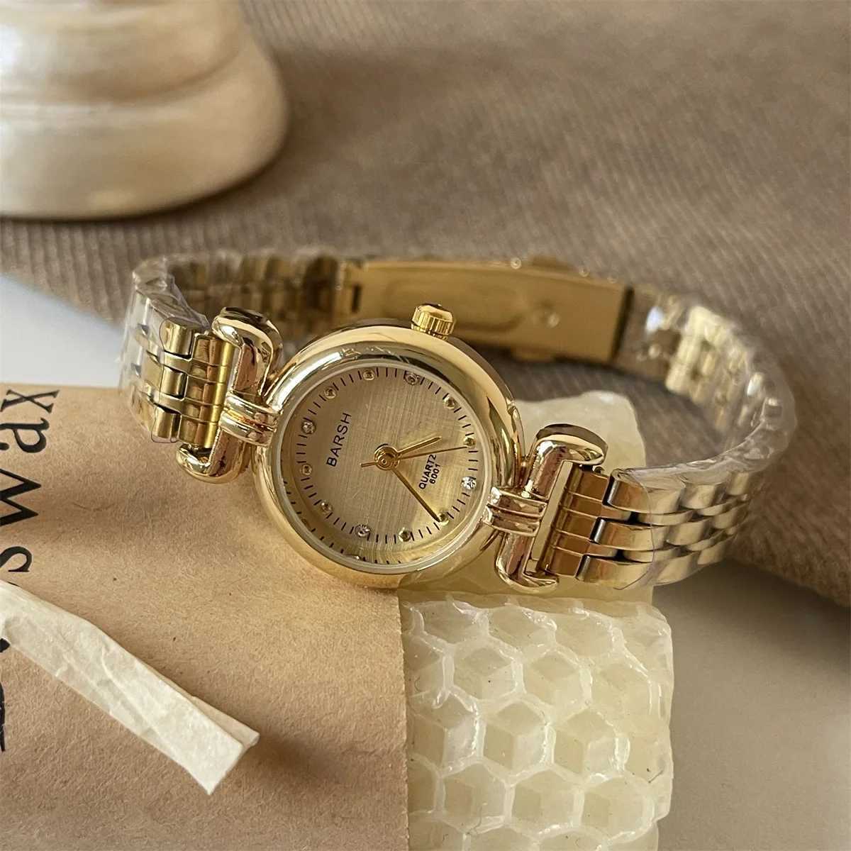 Luxury Gifts Famous Brand Women Watch Small Dial Gold Watches Stainless Steel StrapQuartz Wristwatches Dropshipping Clock FemaleL251023