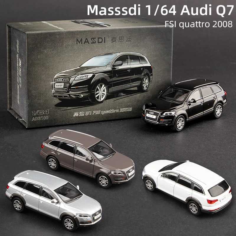 Massdi 164 Audi Q7 FSI Quattro 2008 Car Model Alloy Miniature SUV Vehicle Diecast ToyT251023